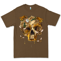 Cacao Flower Skeleton Bees Premium Tee - RanaPortraitStore