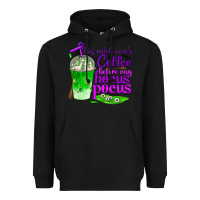 Black this witch needs coffee before any hocus pocus Heavyweight Hoodie - BundleAndBundleShop