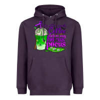 Plum this witch needs coffee before any hocus pocus Heavyweight Hoodie - BundleAndBundleShop