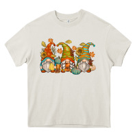 Cream fall gnomes Heavy Core Tee - Zillion Design Studio