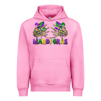 Mardi Gras Skeleton Hands Urban Hoodie | Teevron