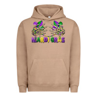 Pigment Burro mardi gras skeleton hands Urban Hoodie - CowGirlArtShop