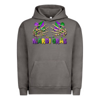 Pigment Tornado mardi gras skeleton hands Urban Hoodie - CowGirlArtShop