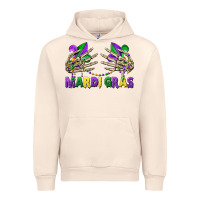 Sandshell mardi gras skeleton hands Urban Hoodie - CowGirlArtShop