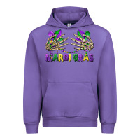 Tulip mardi gras skeleton hands Urban Hoodie - CowGirlArtShop