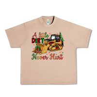 Burro Christmas A Little Dirt Never Hurt Urban Heavy Tee - Artiststas
