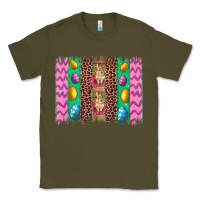 Army Green easter leopard egg bunny brush stroke Classic Tee - Artiststas