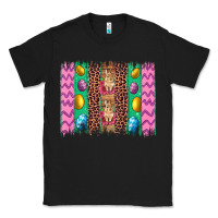 Black easter leopard egg bunny brush stroke Classic Tee - Artiststas