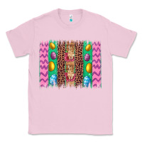 Bubblegum Pink easter leopard egg bunny brush stroke Classic Tee - Artiststas
