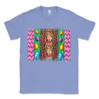 Colony Blue easter leopard egg bunny brush stroke Classic Tee - Artiststas