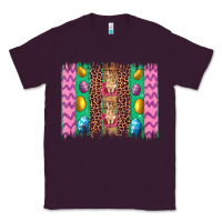 Plum easter leopard egg bunny brush stroke Classic Tee - Artiststas
