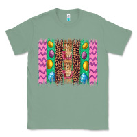 Sage easter leopard egg bunny brush stroke Classic Tee - Artiststas