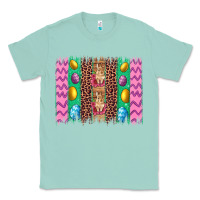 Seafoam easter leopard egg bunny brush stroke Classic Tee - Artiststas