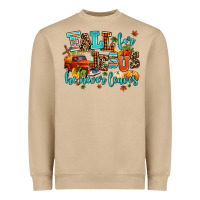 Mushroom fall for jesus he never leaves Heavyweight Sweatshirt - AdoDesignShop