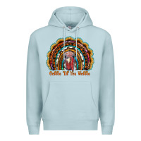 Blue Mist gobble till you wobble thanksgiving rainbow Premium Hoodie - RanaPortraitStore