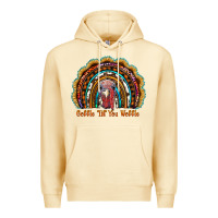 Pina Colada gobble till you wobble thanksgiving rainbow Premium Hoodie - RanaPortraitStore