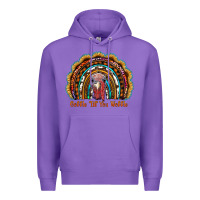 Purple gobble till you wobble thanksgiving rainbow Premium Hoodie - RanaPortraitStore