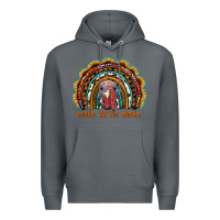 Rock gobble till you wobble thanksgiving rainbow Premium Hoodie - RanaPortraitStore