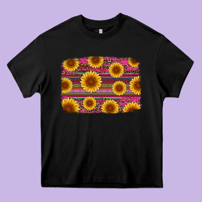 Cinco De Mayo Sunflower Background Heavy Core Tee Designed By Artiststas