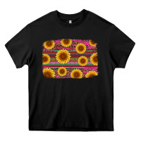 Black cinco de mayo sunflower background Heavy Core Tee - Artiststas