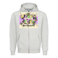 Dove Grey love juneteenth Zipper Hoodie - MaliasSmallBusiness