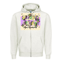 Oatmeal Heather love juneteenth Zipper Hoodie - MaliasSmallBusiness