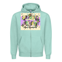 Seafoam love juneteenth Zipper Hoodie - MaliasSmallBusiness