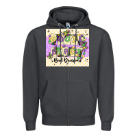Smoke love juneteenth Zipper Hoodie - MaliasSmallBusiness