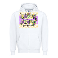 White love juneteenth Zipper Hoodie - MaliasSmallBusiness