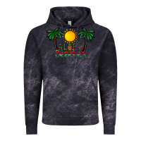 Cloud Black aloha beaches Vintage Hoodie - CowhideDigitalArt