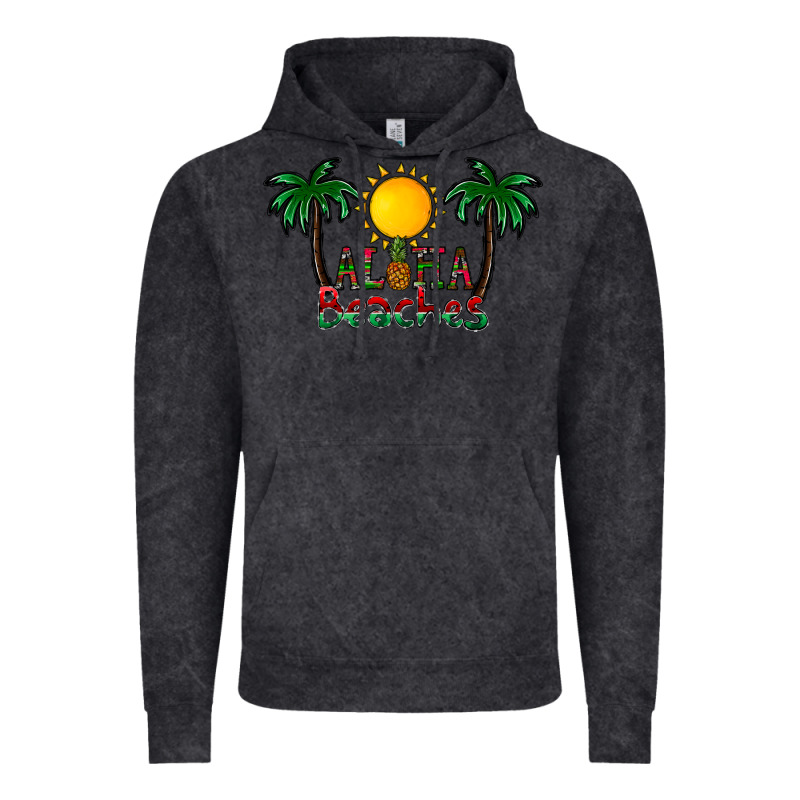 Aloha Beaches Vintage Hoodie by CowhideDigitalArt | Teevron