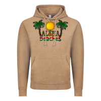 Vintage Coffee aloha beaches Vintage Hoodie - CowhideDigitalArt