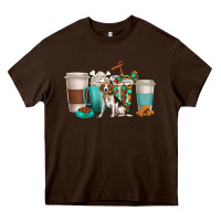Chocolate Brown beagle dog coffee cups Heavy Core Tee - texasbilliewilder