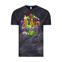 Cloud Black stay sweet halloween Vintage Tee - BundleAndBundleShop