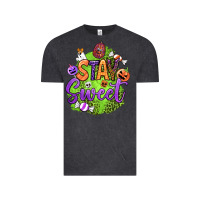 Vintage Black stay sweet halloween Vintage Tee - BundleAndBundleShop
