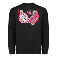 Black Hour Breast Cancer Bra Heavyweight Sweatshirt - Artiststas