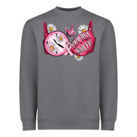 Storm Hour Breast Cancer Bra Heavyweight Sweatshirt - Artiststas