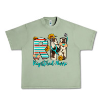 Oil Green rn registered nurse Urban Heavy Tee - Artiststas