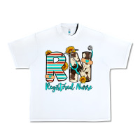 White rn registered nurse Urban Heavy Tee - Artiststas
