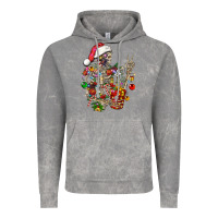 Cloud Rock Christmas lights and skeleton Vintage Hoodie - FaDigitalArtStudio