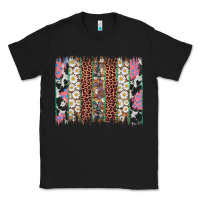 Black easter leopard cowhide bunny brush stroke Classic Tee - Artiststas