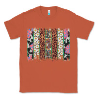 Copper easter leopard cowhide bunny brush stroke Classic Tee - Artiststas