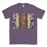 Lavender easter leopard cowhide bunny brush stroke Classic Tee - Artiststas