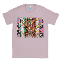 Lilac easter leopard cowhide bunny brush stroke Classic Tee - Artiststas