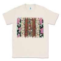 Natural easter leopard cowhide bunny brush stroke Classic Tee - Artiststas
