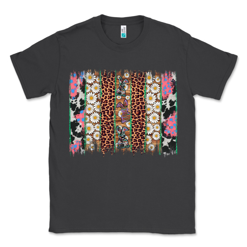 Easter Leopard Cowhide Bunny Brush Stroke Classic Tee by Artiststas | Teevron