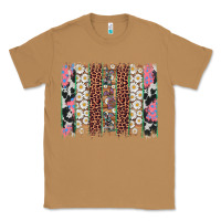 Toasted Coconut easter leopard cowhide bunny brush stroke Classic Tee - Artiststas