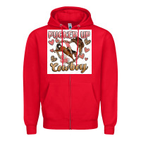 Red small business Zipper Hoodie - MaliasSmallBusiness