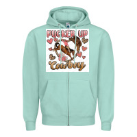 Seafoam small business Zipper Hoodie - MaliasSmallBusiness