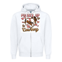 White small business Zipper Hoodie - MaliasSmallBusiness